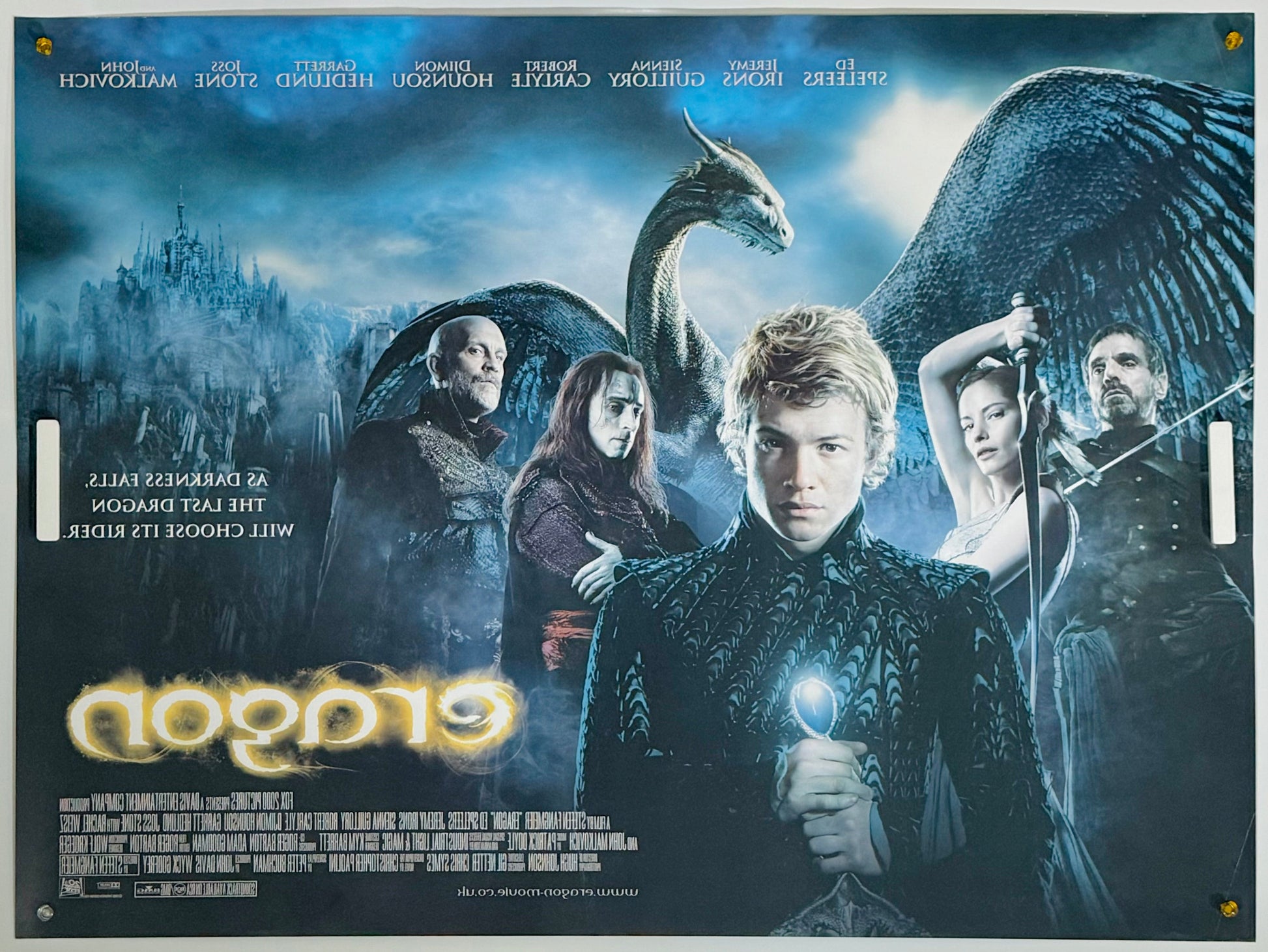 『エラゴン 遺志を継ぐ者』 映画 ポスター イギリス オリジナル [2139]_2