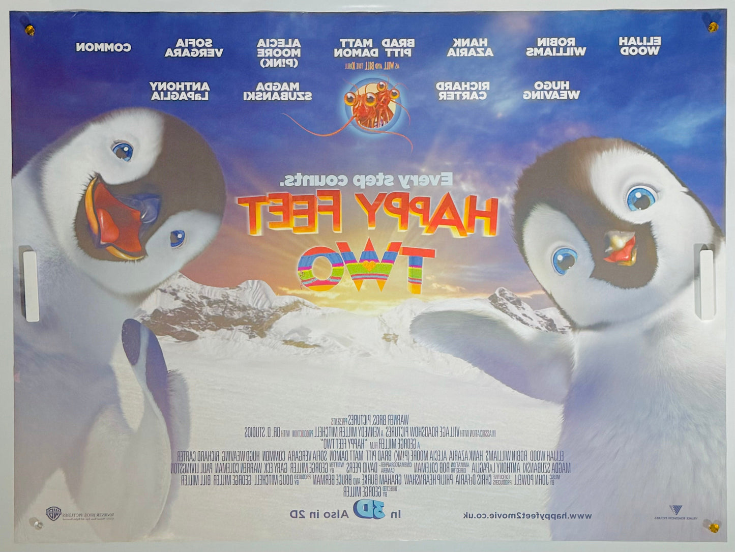 『ハッピー フィート2 踊るペンギンレスキュー隊』 映画 ポスター イギリス オリジナル [2144]