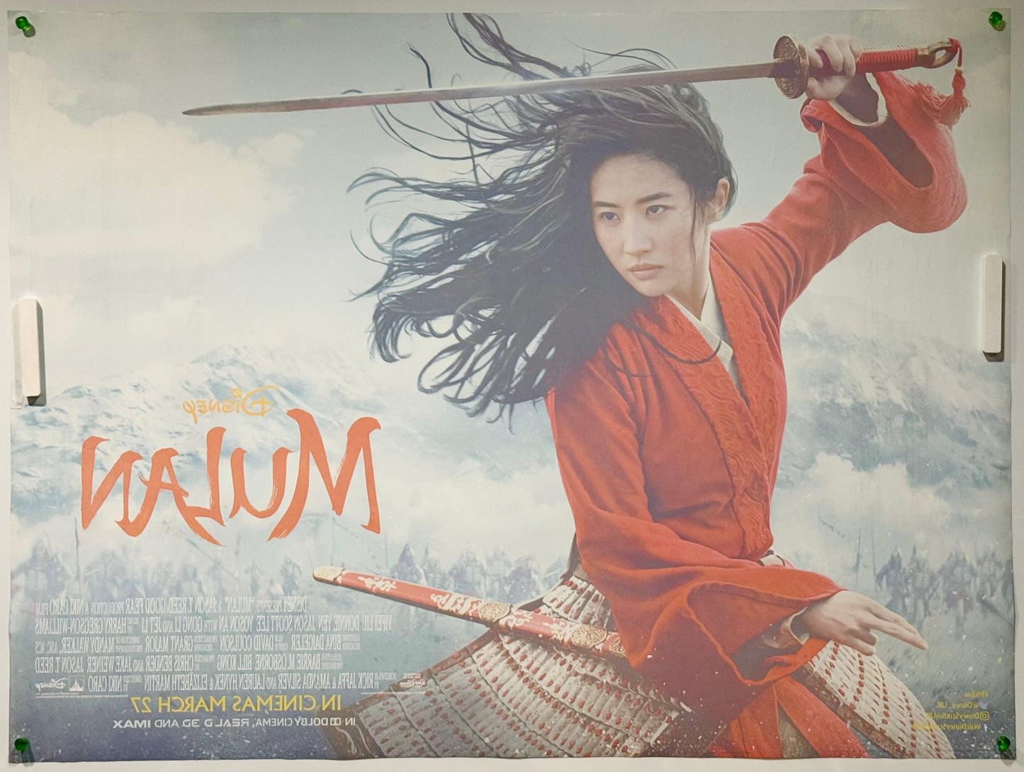 『ムーラン』 映画 ポスター イギリス オリジナル [2155]