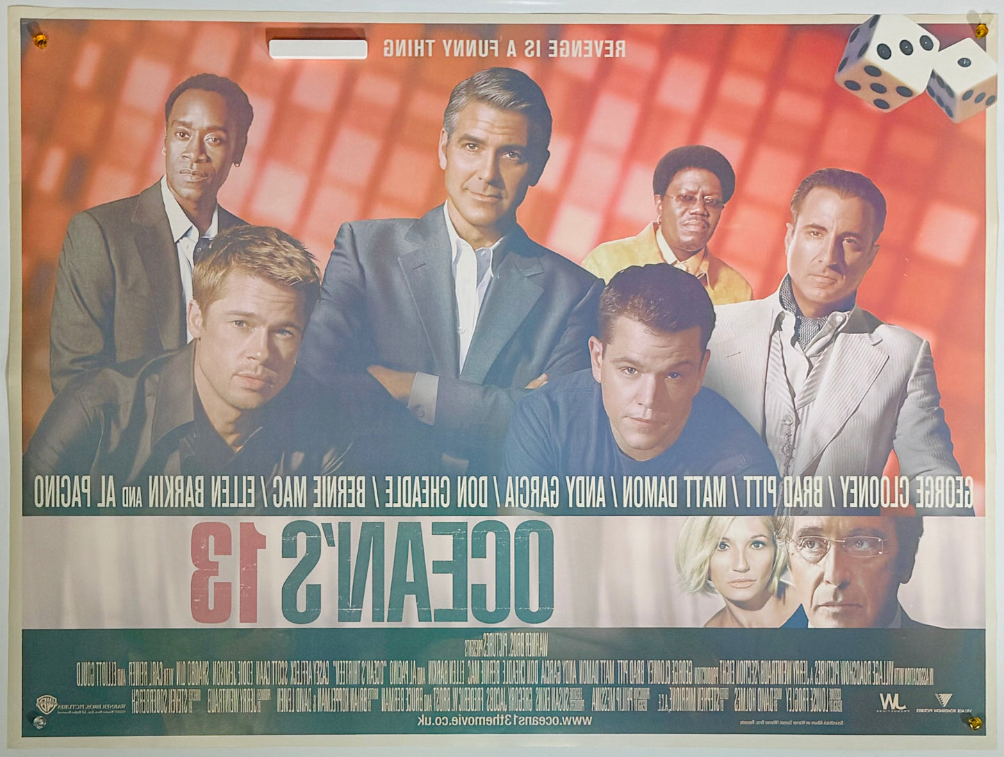 『オーシャンズ13』 映画 ポスター イギリス オリジナル [2157]_2