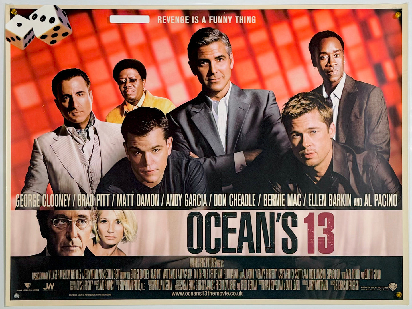 『オーシャンズ13』 映画 ポスター イギリス オリジナル [2157]_1