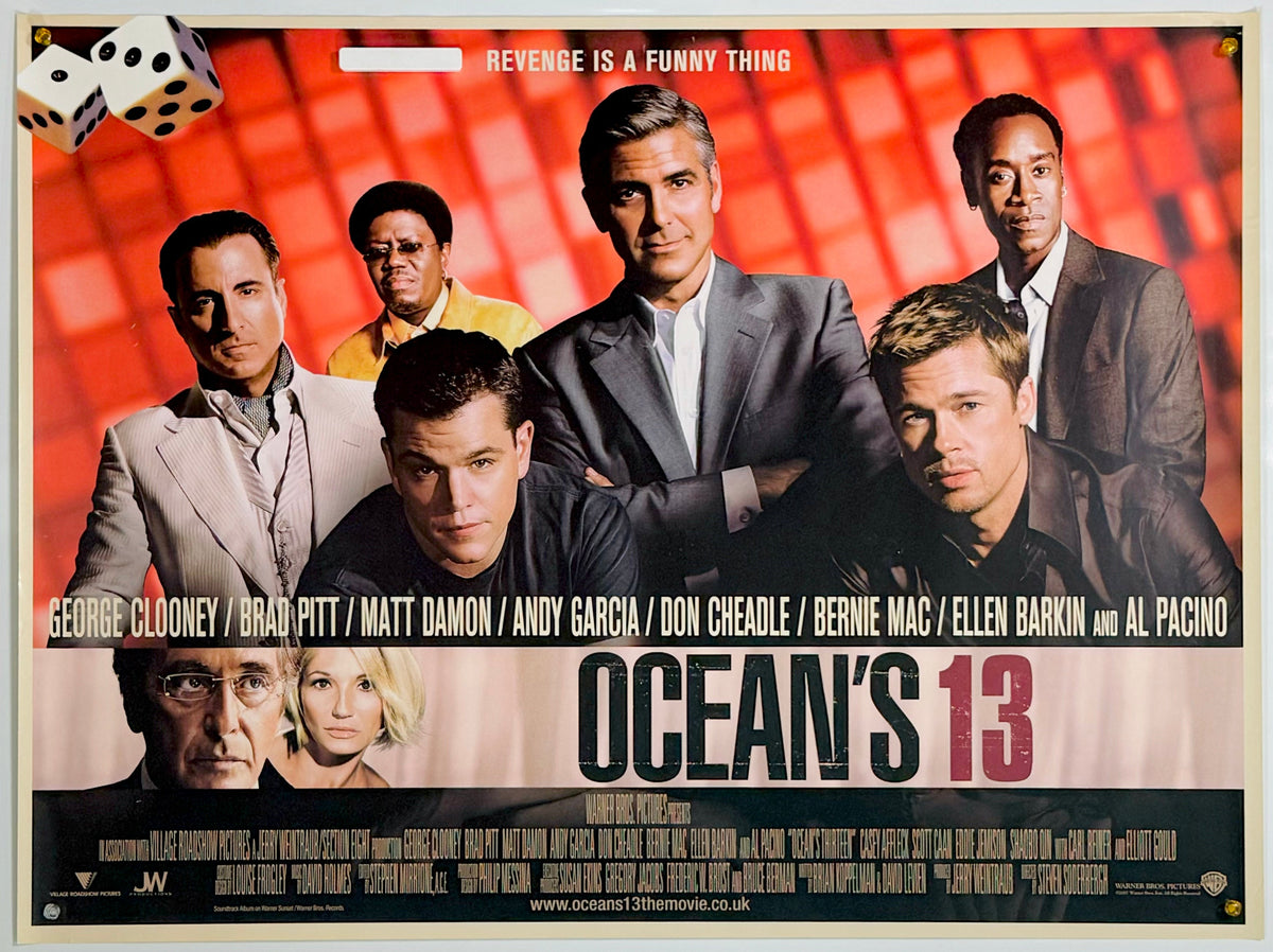 オーシャンズ13』 洋画 イギリス - 海外版映画ポスター専門店 - – Fine 
