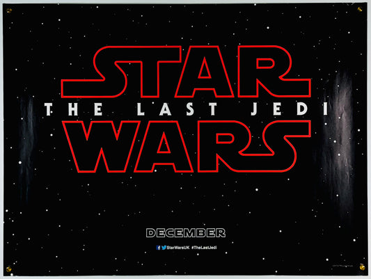 『スター・ウォーズ 最後のジェダイ』 映画 ポスター イギリス オリジナル [2164]