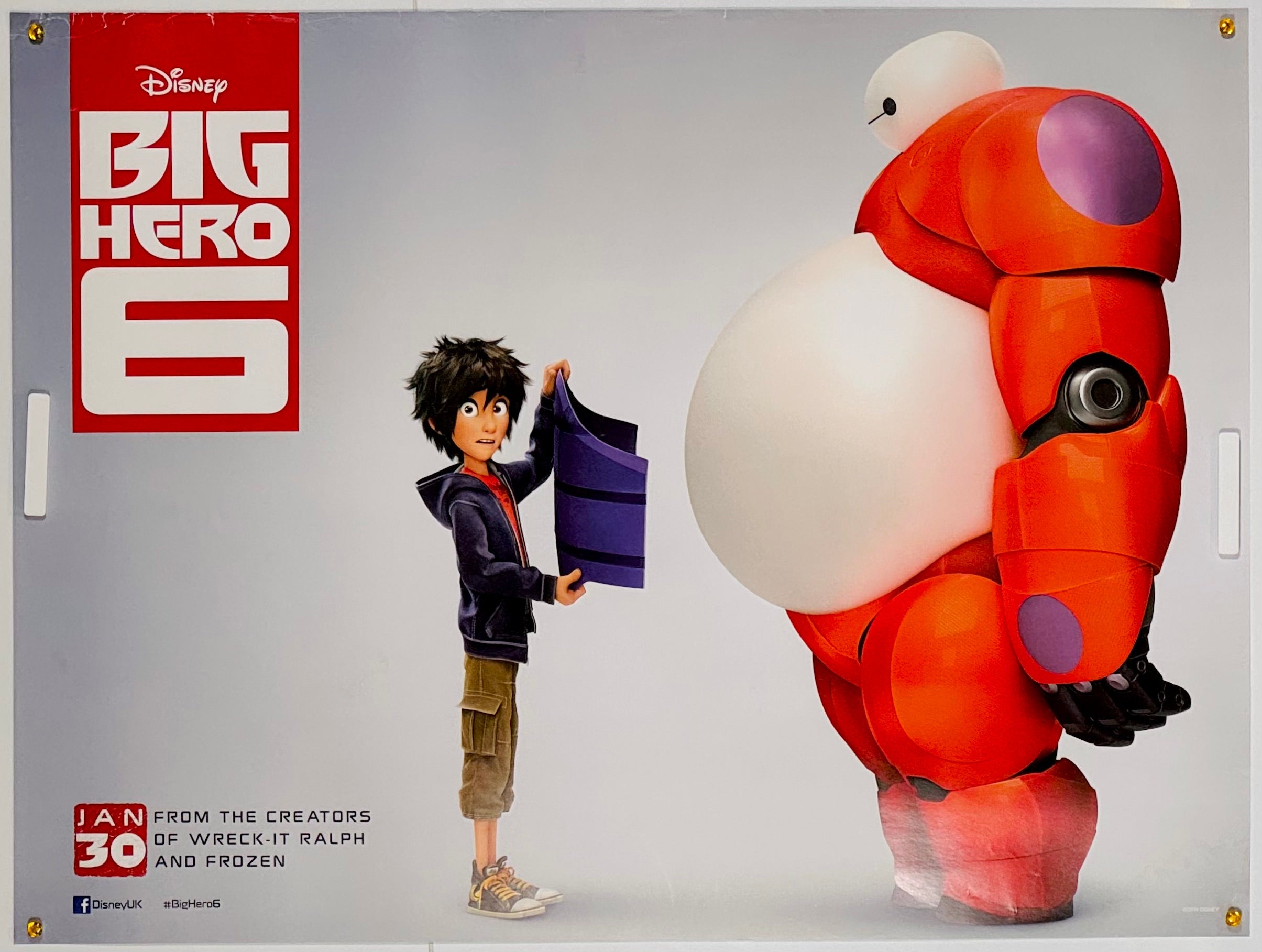 【入手困難】 ベイマックス　映画 ポスター 非売品　英語版 ベイマックス』 海外アニメ イギリス - 海外版映画ポスター専門店