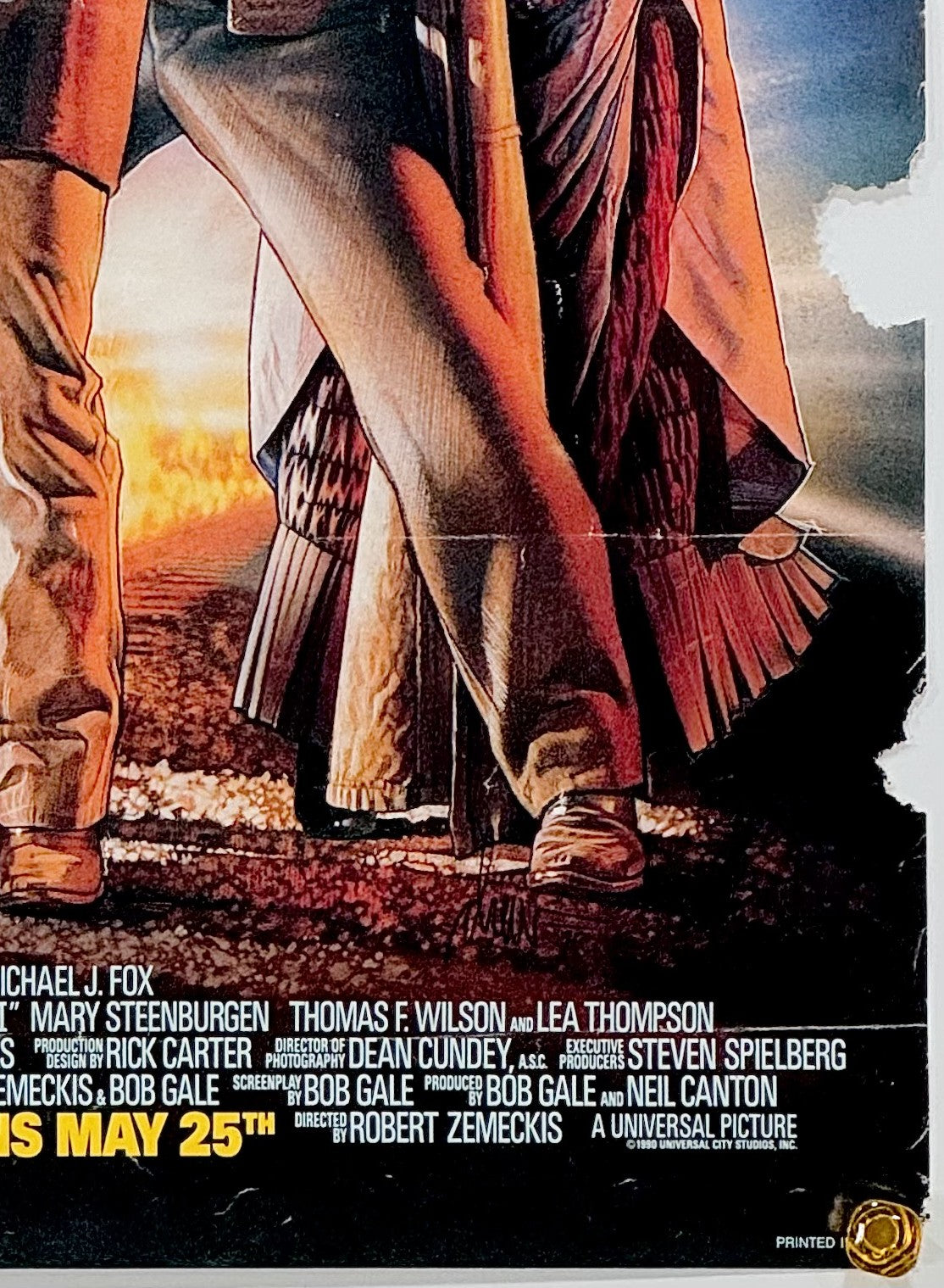 『バック・トゥ・ザ・フューチャー PART3』 映画 ポスター アメリカ オリジナル [2194]