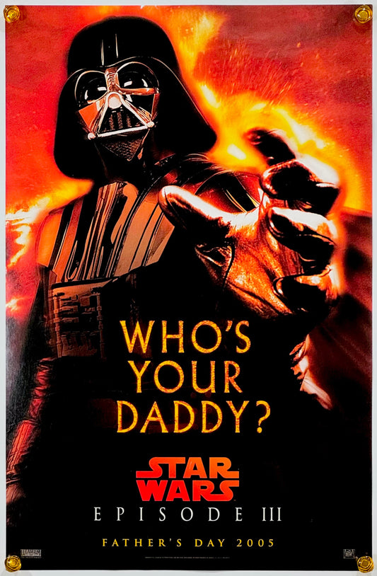 『スター・ウォーズ エピソード3/シスの復讐 ダースベイダー』 映画 ポスター アメリカ オリジナル [2198]