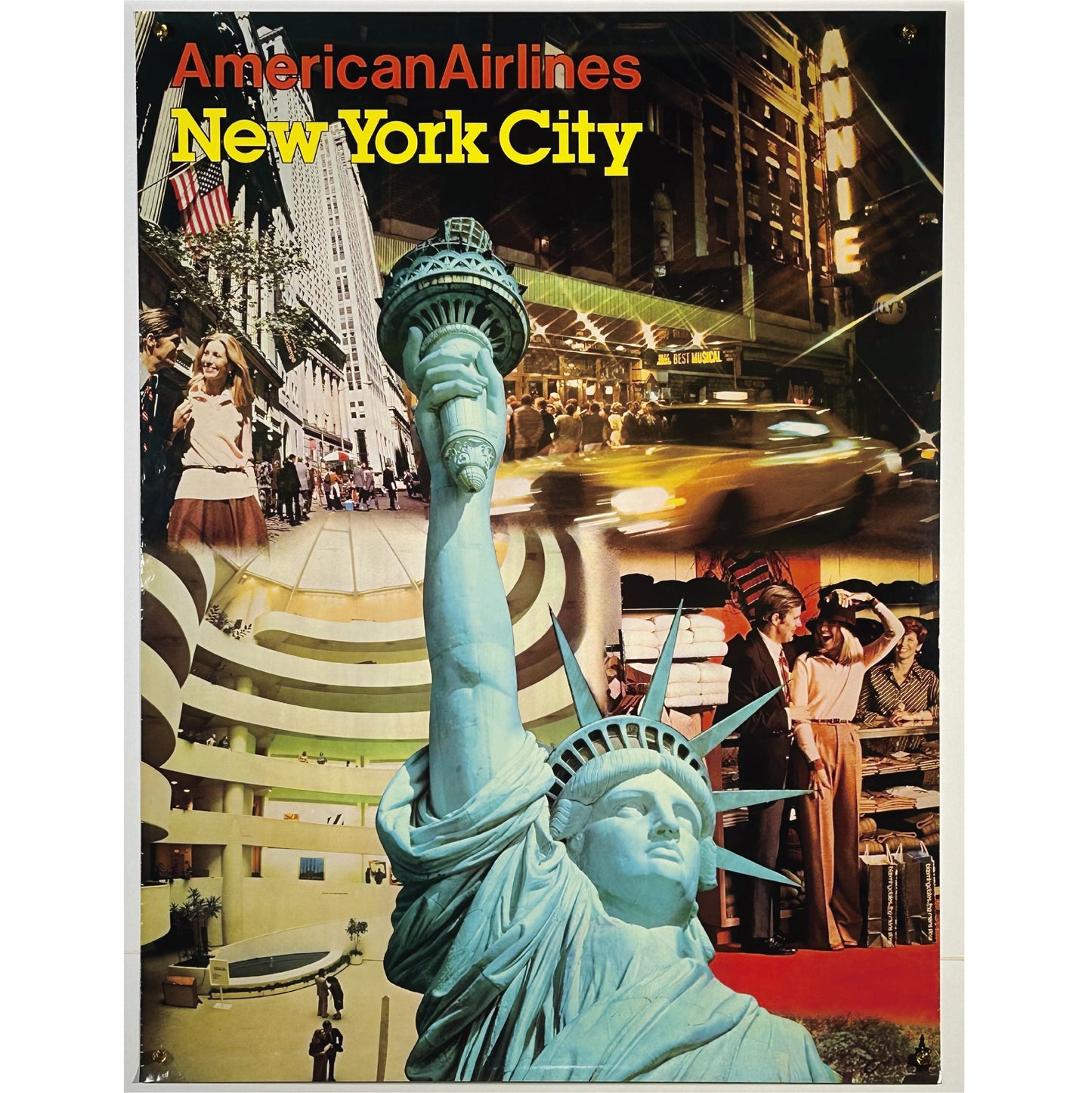 『アメリカン航空 ニューヨーク』 広告 ポスター アメリカ オリジナル [21]