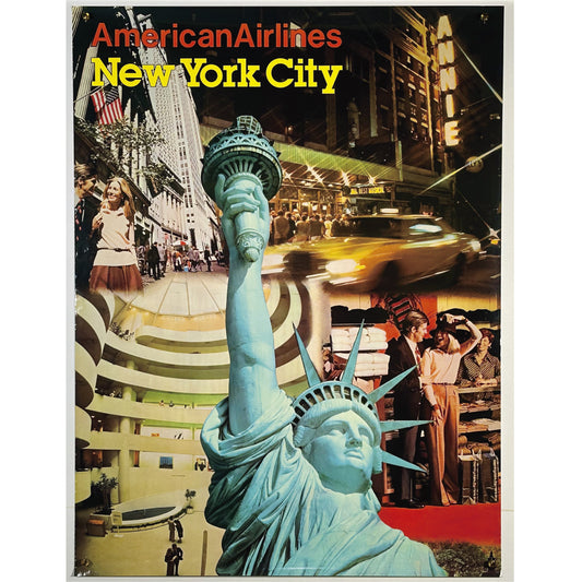 『アメリカン航空 ニューヨーク』 広告 ポスター アメリカ オリジナル [21]
