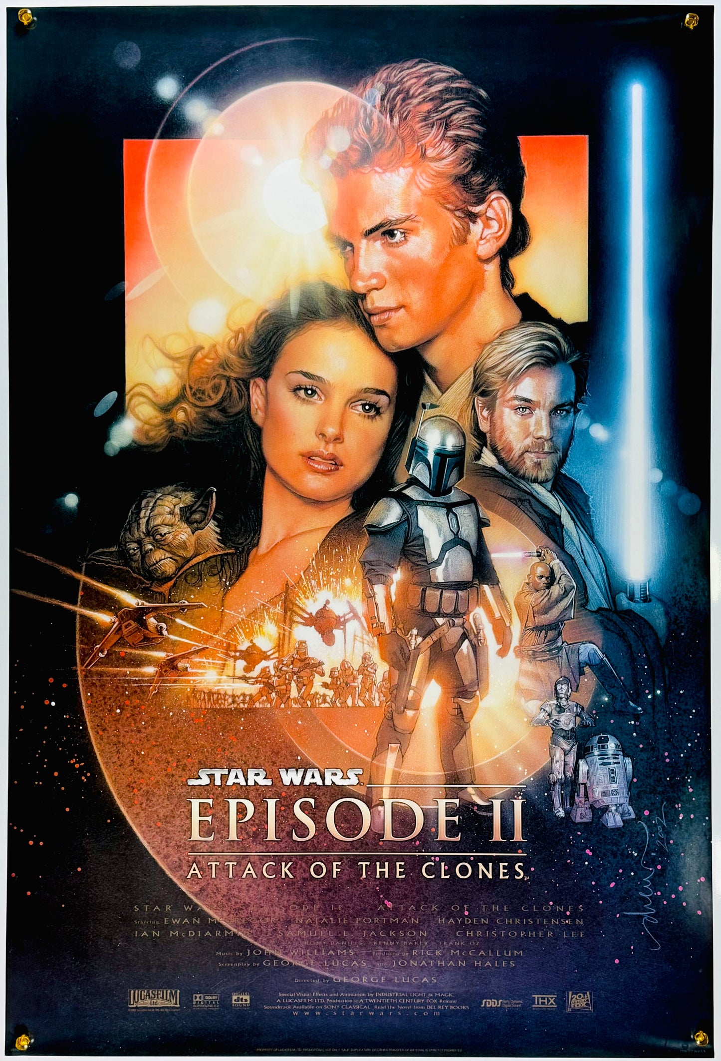 『スター・ウォーズ エピソード2/クローンの攻撃』 映画 ポスター アメリカ オリジナル [2204]