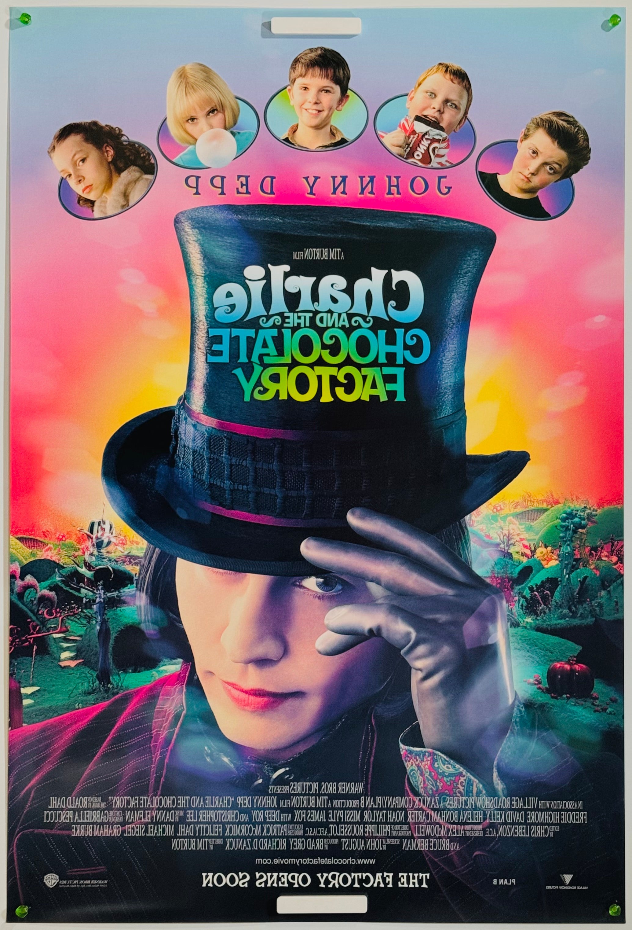 チャーリーとチョコレート工場』 洋画 アメリカ - 海外版映画ポスター