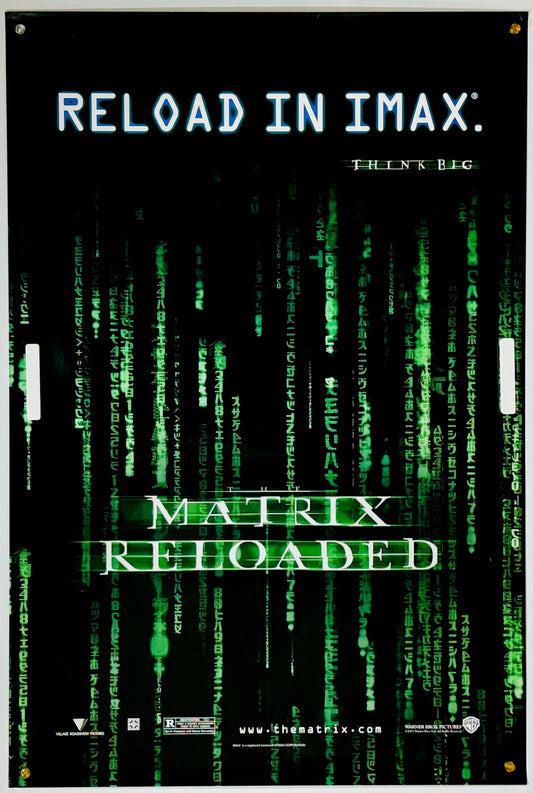 『マトリックス リローデッド』 映画 ポスター アメリカ オリジナル [2245]