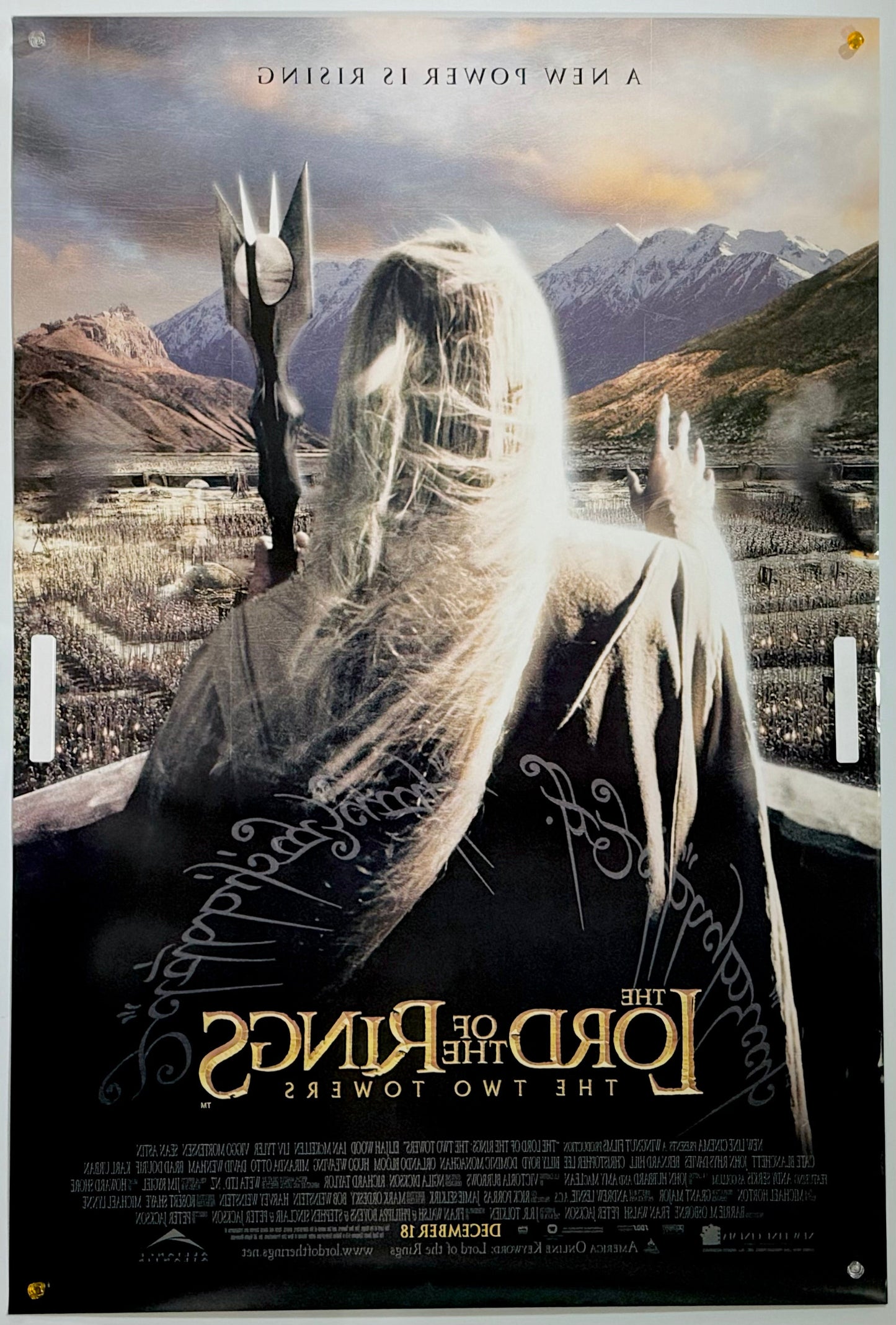 『ロード・オブ・ザ・リング 二つの塔』 映画 ポスター アメリカ オリジナル [2258]