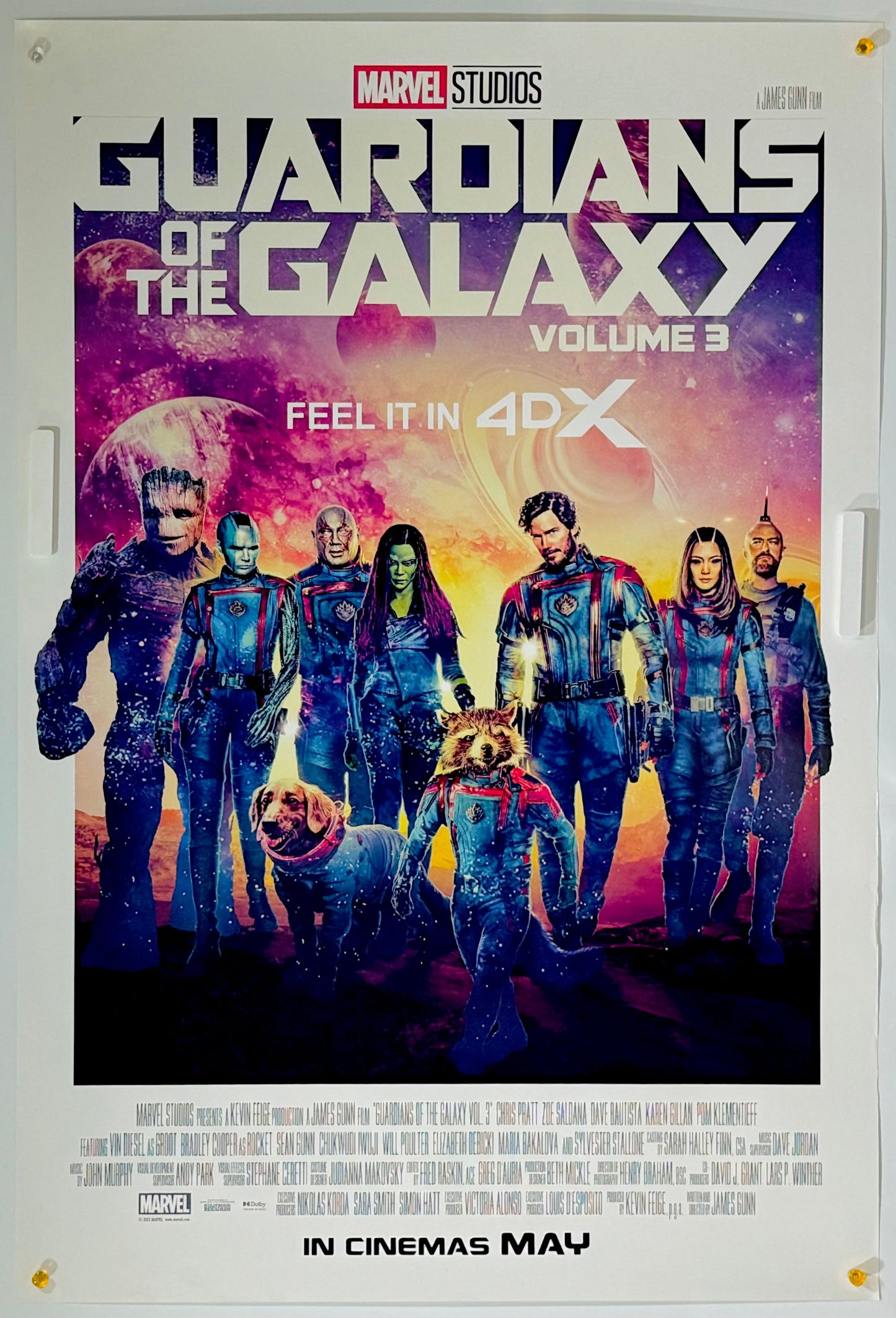『ガーディアンズ・オブ・ギャラクシー VOLUME 3』 映画 ポスター アメリカ オリジナル [2271]