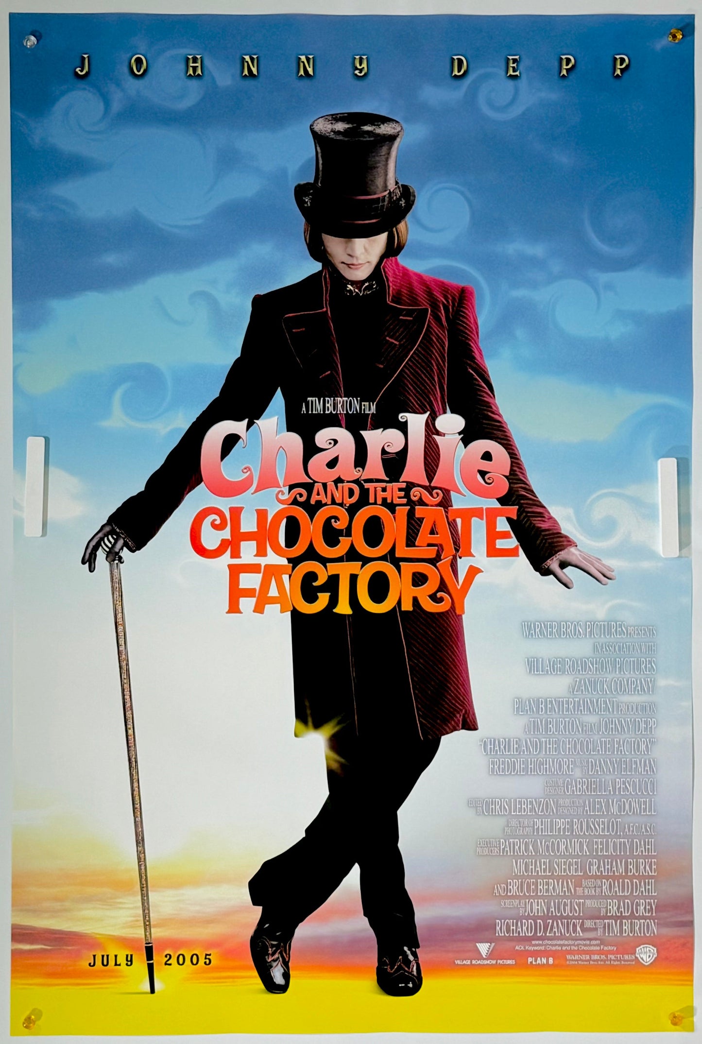 『チャーリーとチョコレート工場』 映画 ポスター アメリカ オリジナル [2287]