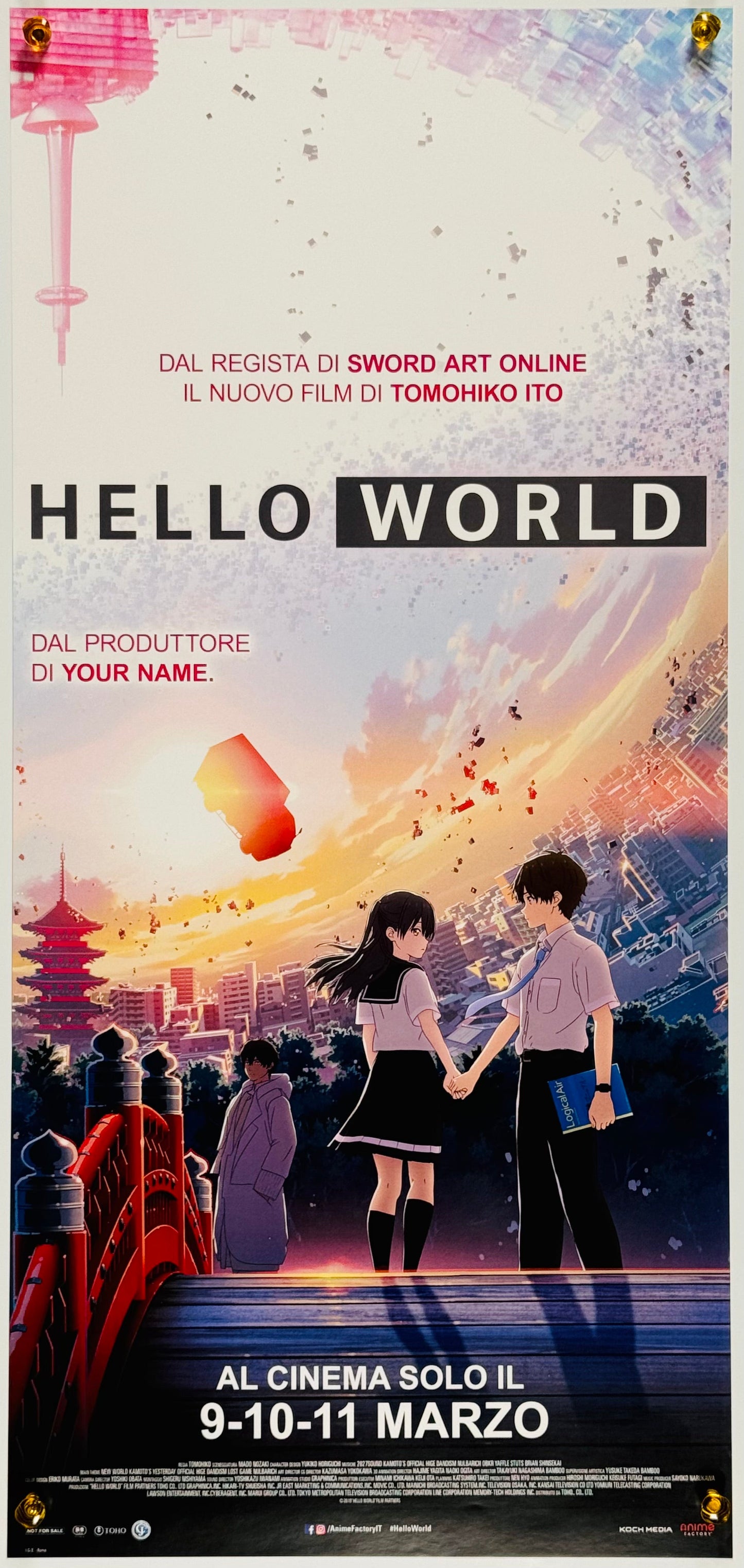 『HELLO WORLD』 映画 ポスター イタリア オリジナル [230]