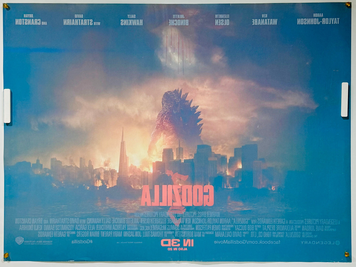 『GODZILLA ゴジラ』 映画 ポスター イギリス オリジナル [2329]