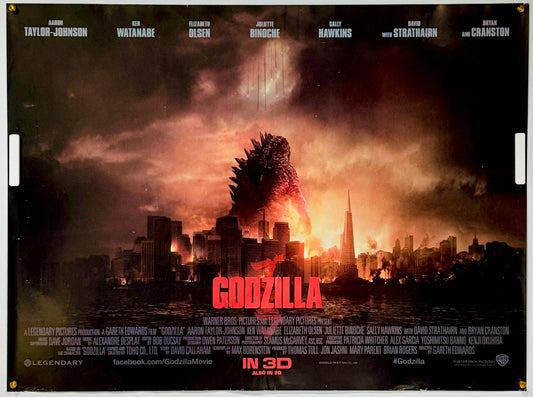 『GODZILLA ゴジラ』 映画 ポスター イギリス オリジナル [2329]