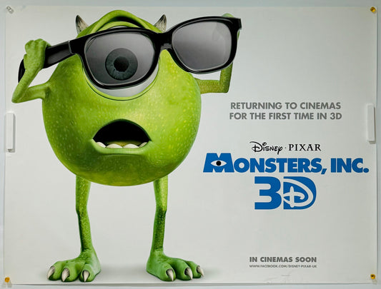 『モンスターズ・インク 3D』 映画 ポスター イギリス オリジナル [2336]