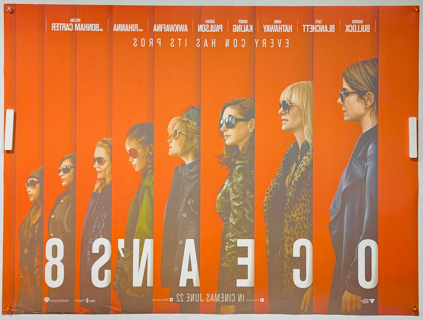 『オーシャンズ8』 映画 ポスター イギリス オリジナル [2337]