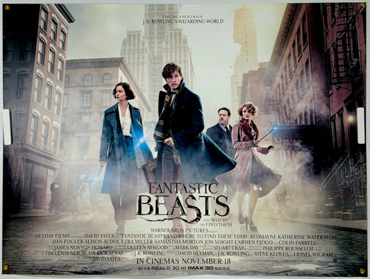 『ファンタスティック・ビーストと魔法使いの旅』 映画 ポスター イギリス オリジナル [2346]