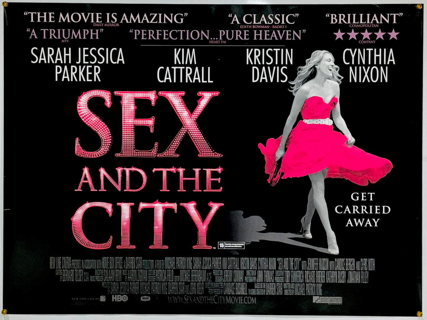 『セックス・アンド・ザ・シティ』 映画 ポスター イギリス オリジナル [2354]