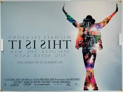 『マイケル・ジャクソン THIS IS IT』 映画 ポスター イギリス オリジナル [2355]