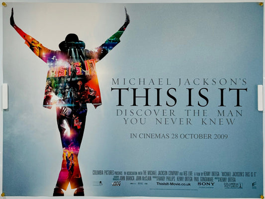『マイケル・ジャクソン THIS IS IT』 映画 ポスター イギリス オリジナル [2355]