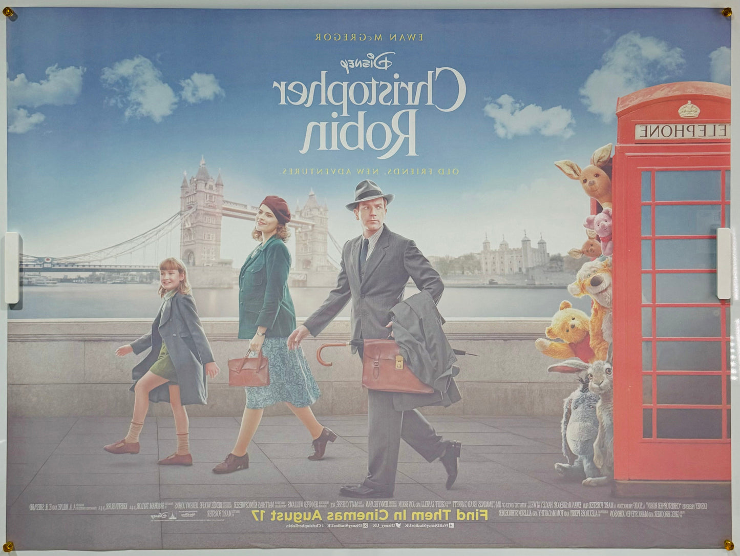 『プーと大人になった僕』 映画 ポスター イギリス オリジナル [2368]