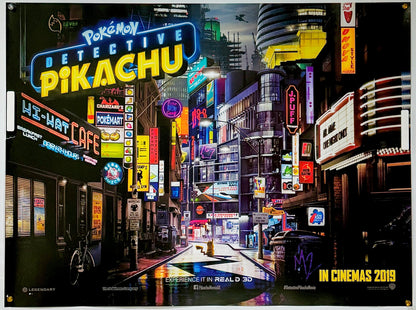 『名探偵ピカチュウ』 映画 ポスター イギリス オリジナル [2378]