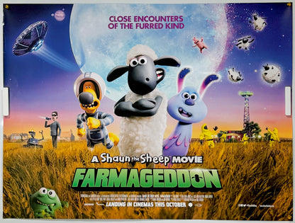 『ひつじのショーン UFOフィーバー！』 映画 ポスター イギリス オリジナル [2382]