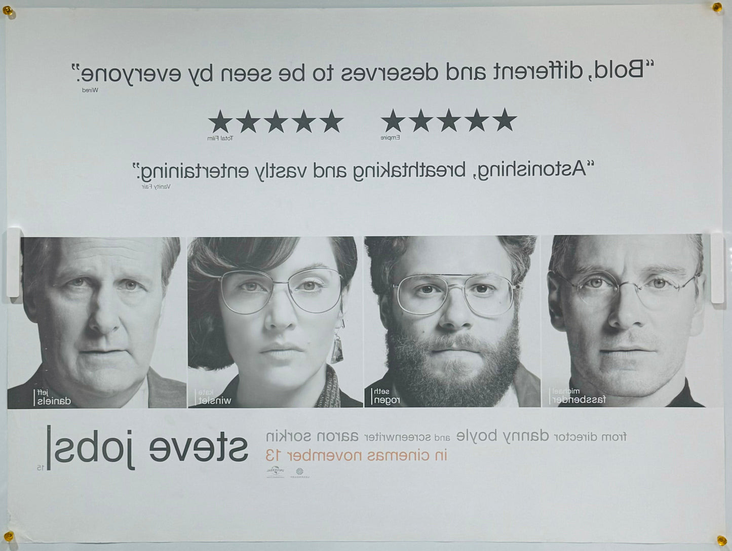 『スティーブ・ジョブズ』 映画 ポスター イギリス オリジナル [2385]
