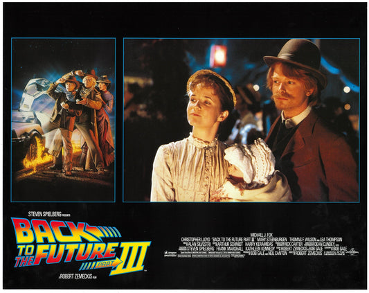 『バック・トゥ・ザ・フューチャー PART3』 映画 ロビーカード アメリカ オリジナル [2395]
