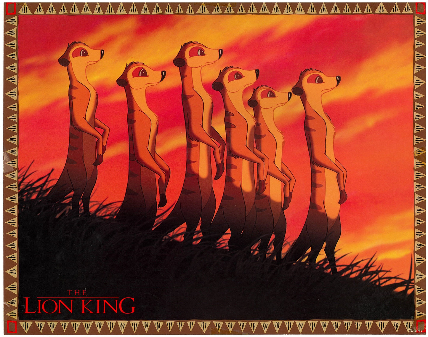 『ライオン・キング』 映画 ロビーカード アメリカ オリジナル [2417]