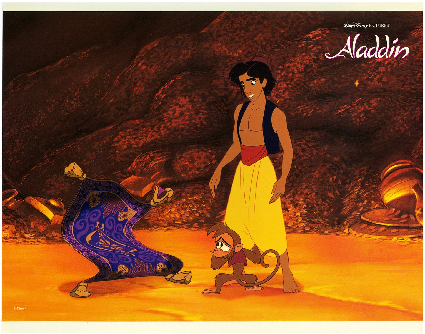 『アラジン』 映画 ロビーカード アメリカ オリジナル [2461]