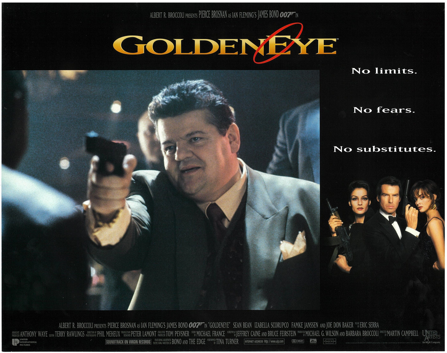 『ゴールデンアイ』 映画 ロビーカード イギリス オリジナル [2465]_1