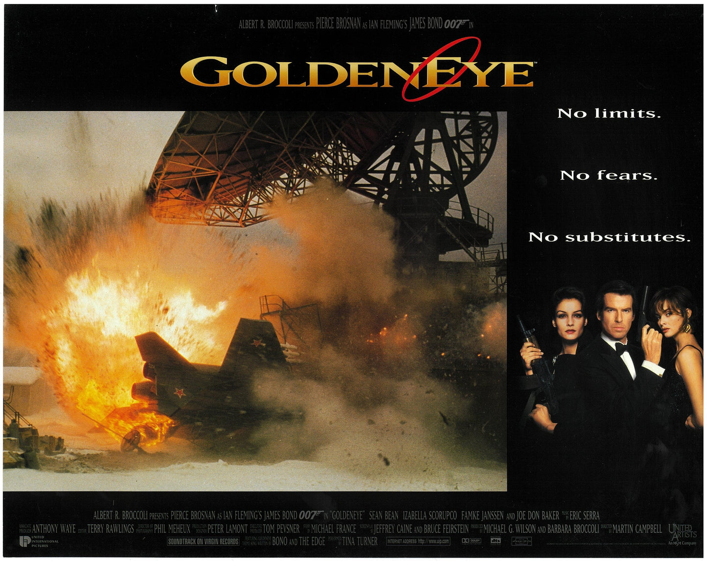 『ゴールデンアイ』 映画 ロビーカード イギリス オリジナル [2468]_1