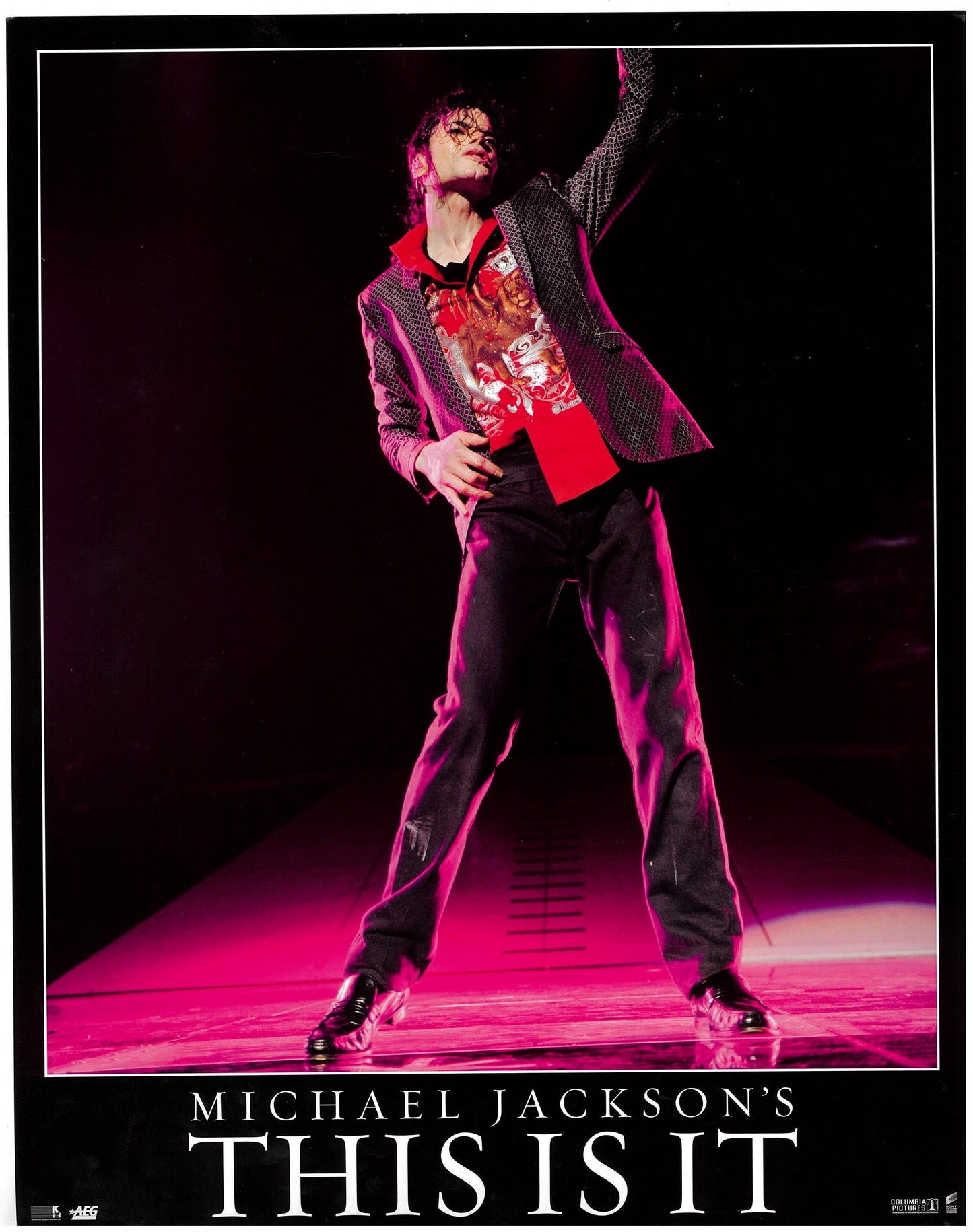 『マイケル・ジャクソン THIS IS IT』 映画 ロビーカード アメリカ オリジナル [2489]