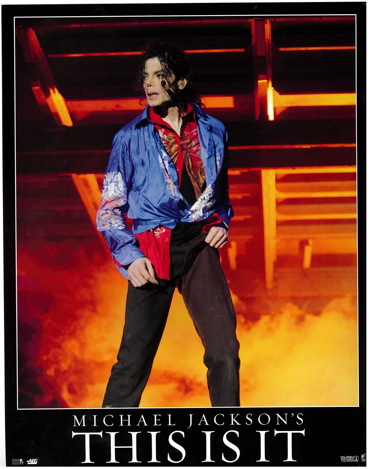 『マイケル・ジャクソン THIS IS IT』 映画 ロビーカード アメリカ オリジナル [2491]