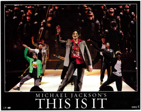 『マイケル・ジャクソン THIS IS IT』 映画 ロビーカード アメリカ オリジナル [2495]