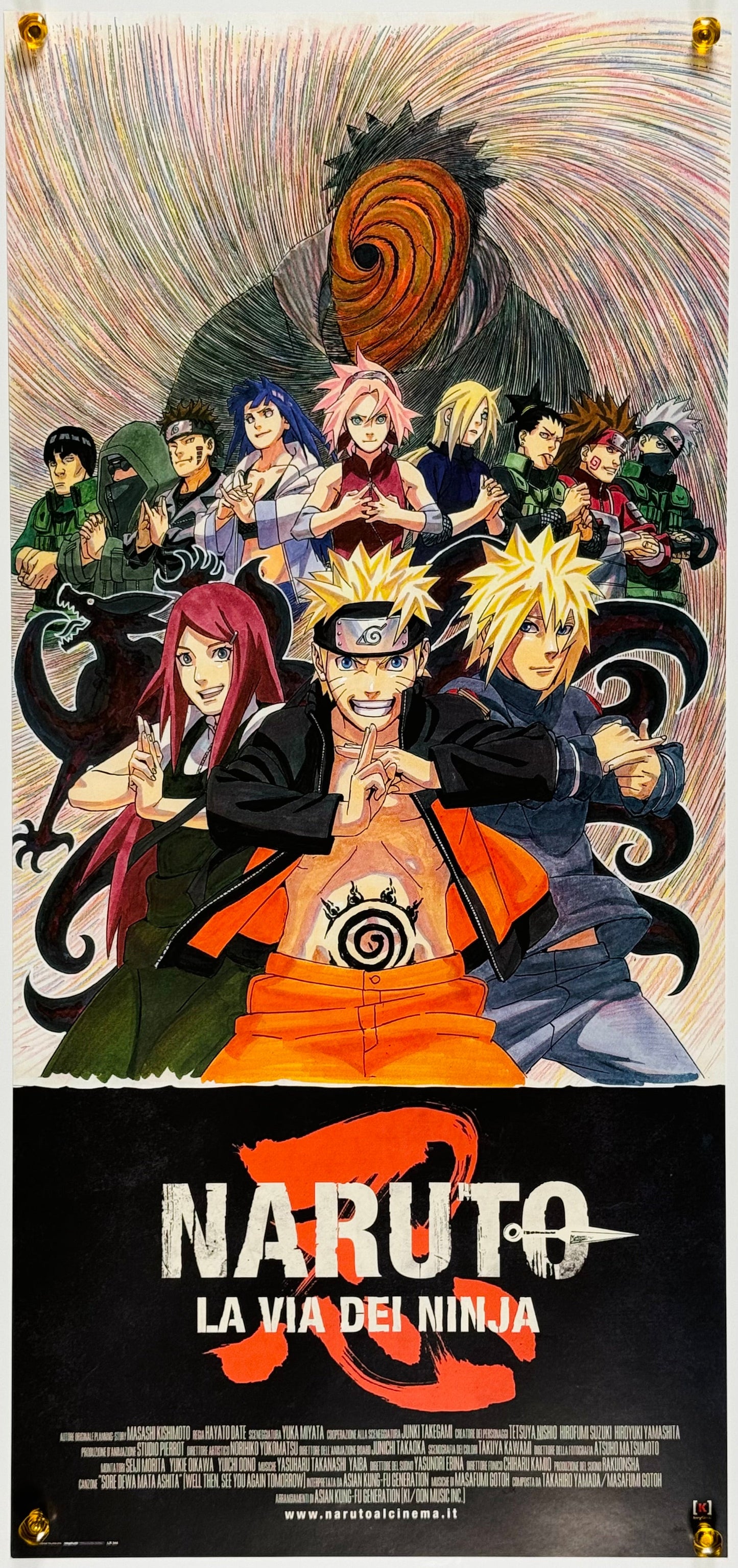 『ROAD TO NINJA -NARUTO THE MOVIE-』 映画 ポスター イタリア オリジナル [253]