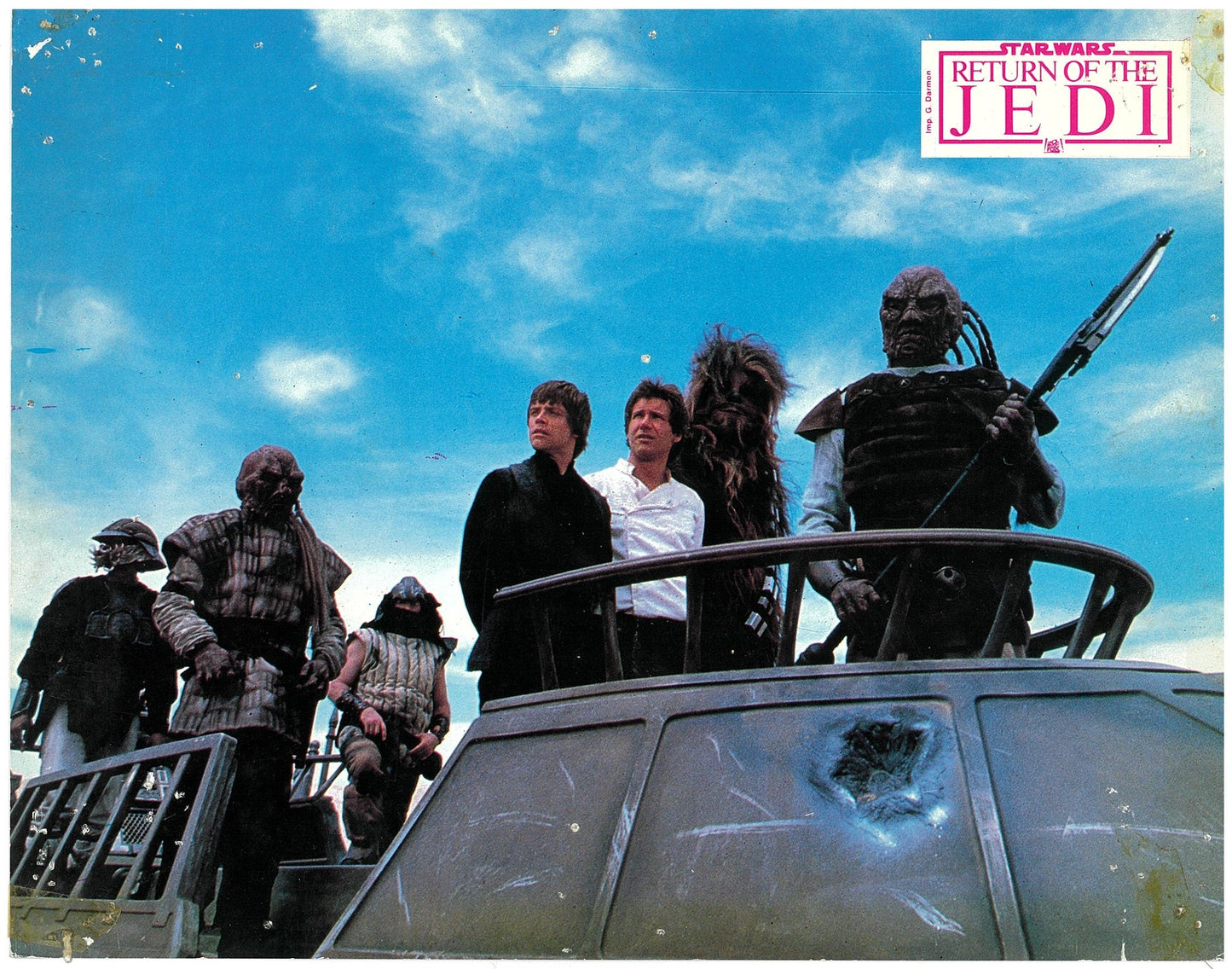『スター・ウォーズ エピソード6 ジェダイの復讐』 映画 ロビーカード フランス オリジナル [2542]
