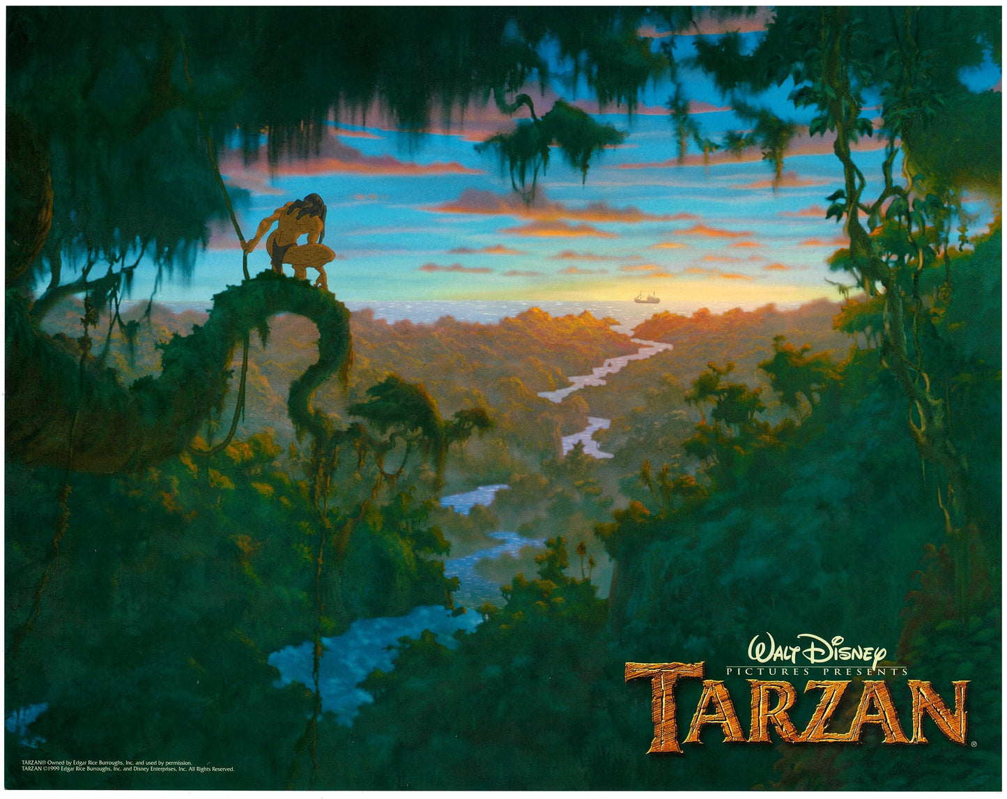 『ターザン』 映画 ロビーカード アメリカ オリジナル [2551]