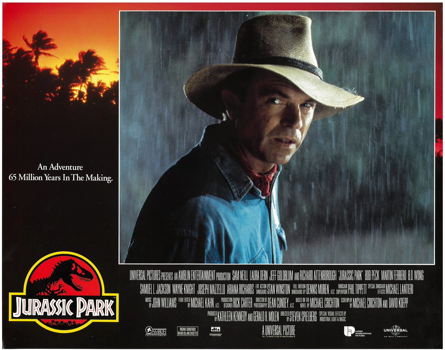 『ジュラシック・パーク』 映画 ロビーカード アメリカ オリジナル [2597]