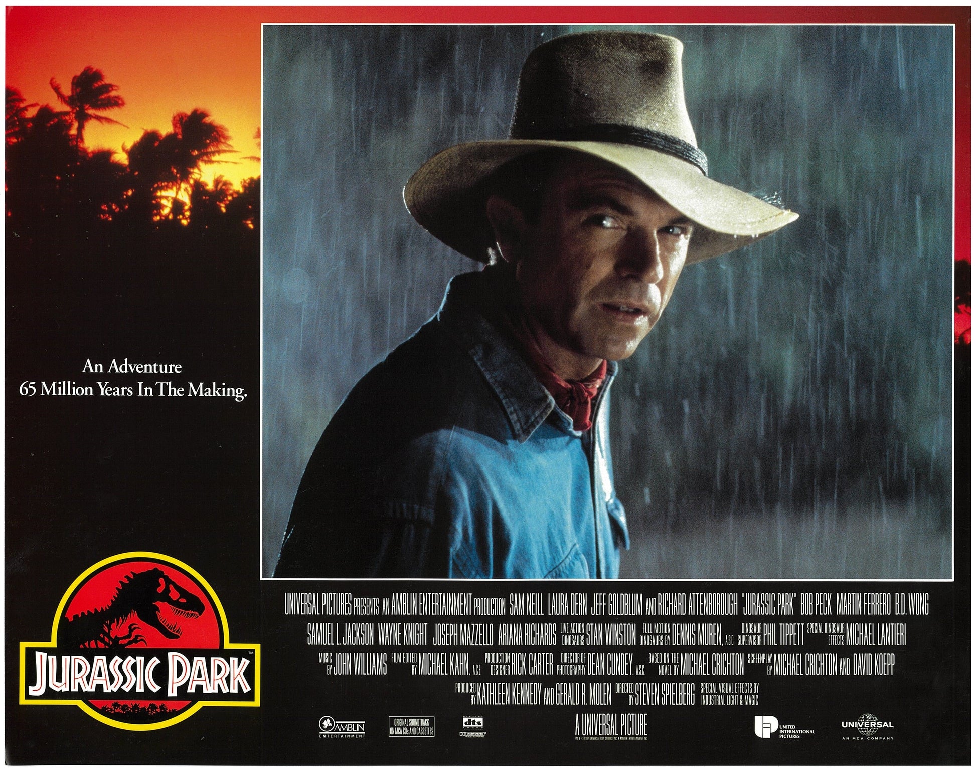 『ジュラシック・パーク』 映画 ロビーカード アメリカ オリジナル [2597]