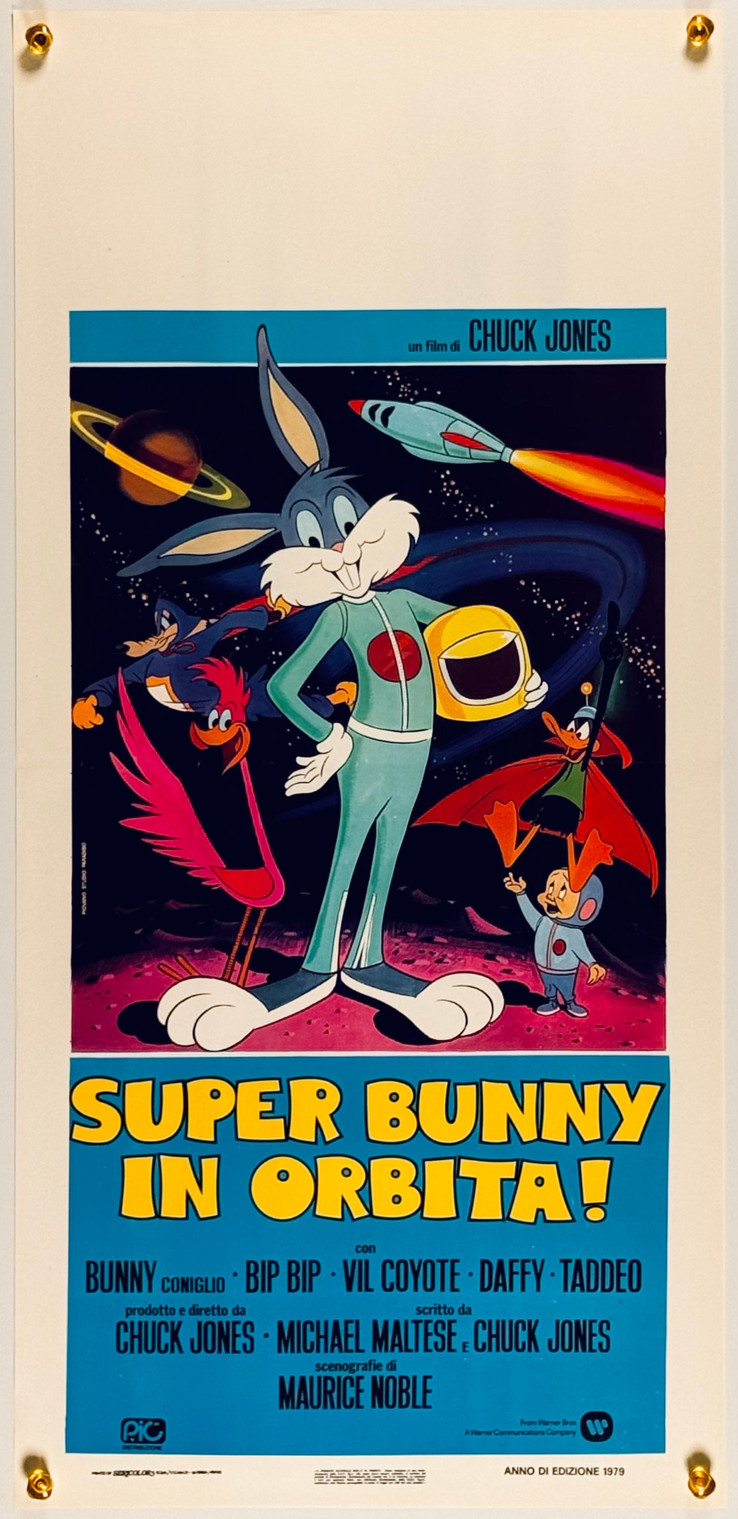 『ルーニー・テューンズ The Bugs Bunny/Road Runner Movie』 映画 ポスター イタリア オリジナル [266]
