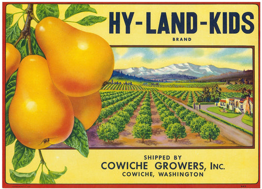『HY LAND KIDS』 広告 ラベル アメリカ オリジナル [2731]