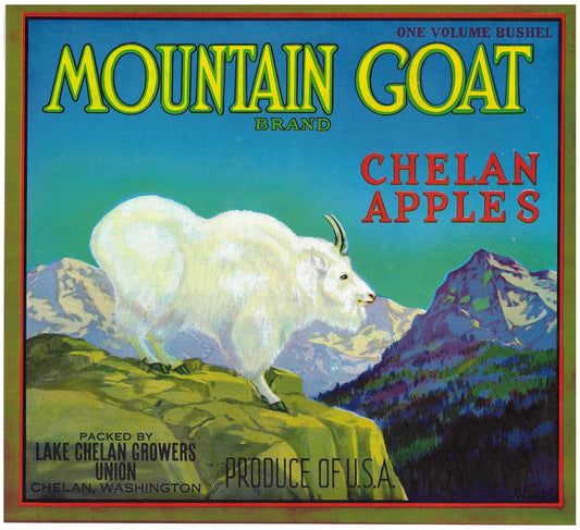 『MOUNTAIN GOAT』 広告 ラベル アメリカ オリジナル [2742]