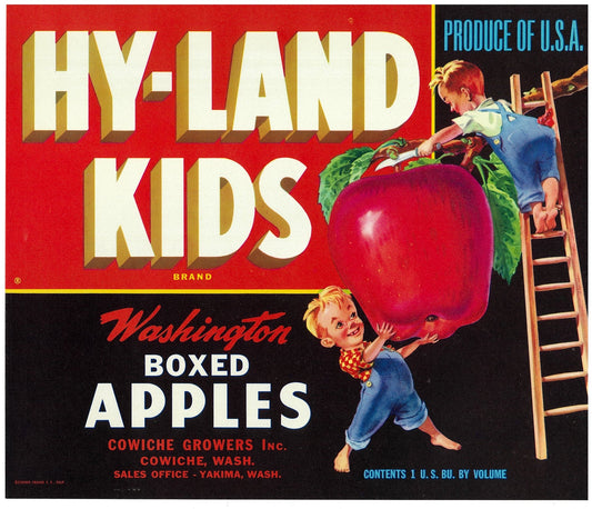 『HY LAND KIDS』 広告 ラベル アメリカ オリジナル [2749]