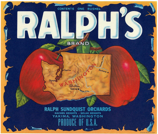 『RALPH'S』 広告 ラベル アメリカ オリジナル [2772]