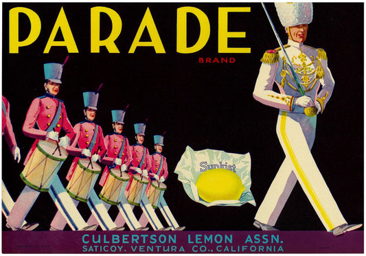 『PARADE』 広告 ラベル アメリカ オリジナル [2778]